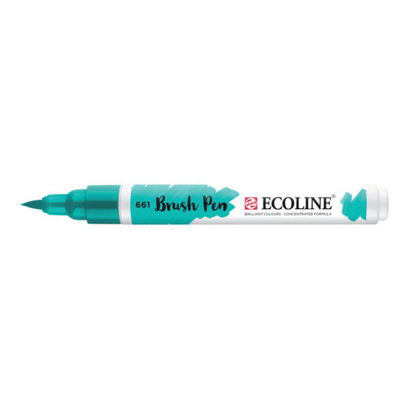 Royal Talens Ecoline Liquid Watercolor Brush Pen - Turquoise Green 