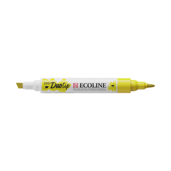 Royal Talens Ecoline Duotip Liquid Watercolour Marker - Chartreuse 233 