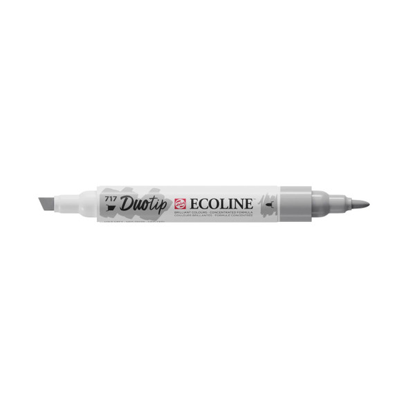 Royal Talens Ecoline Duotip Liquid Watercolour Marker - Cold Grey 717 
