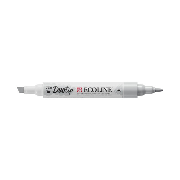 Royal Talens Ecoline Duotip Liquid Watercolour Marker - Cold Grey Light 738 