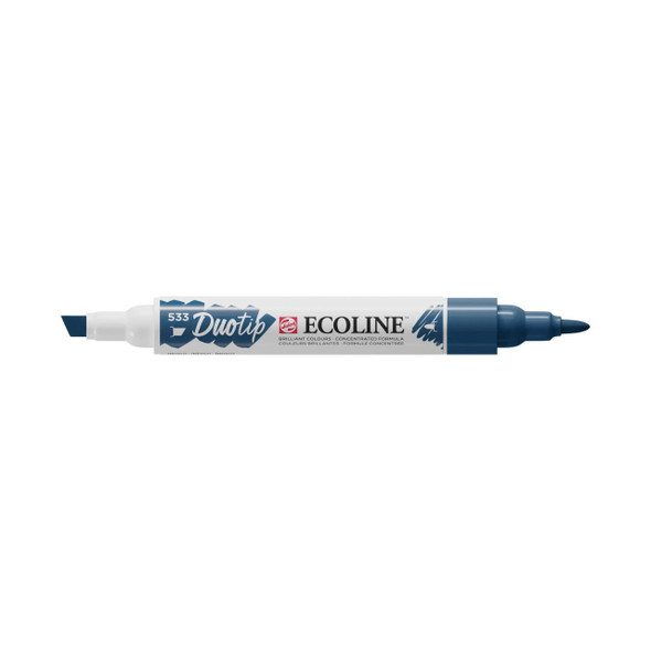 Royal Talens Ecoline Duotip Liquid Watercolour Marker - Indigo 533 