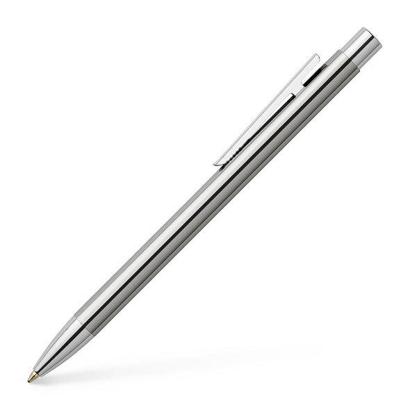 Faber-Castell, NEO Slim Ballpoint Pen, Stainless Steel