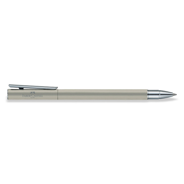  Faber-Castell, NEO Slim Rollerball Pen, Matte Stainless Steel 