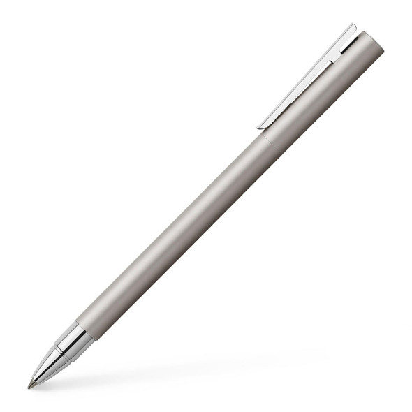  Faber-Castell, NEO Slim Rollerball Pen, Matte Stainless Steel 