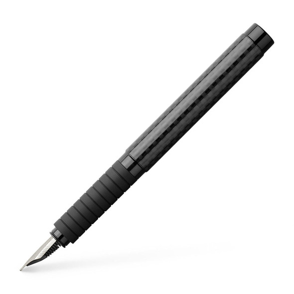  Faber-Castell, Essentio Fountain Pen, Black Carbon, Medium Nib 