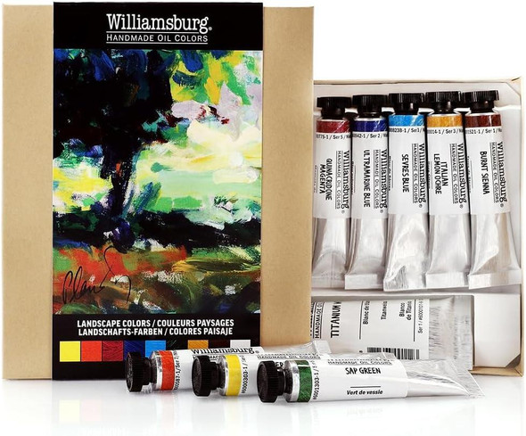 Williamsburg Handmade Oil Colors Williamsburg Handmade Oils Color Landscape Colors Set, 11-Colors