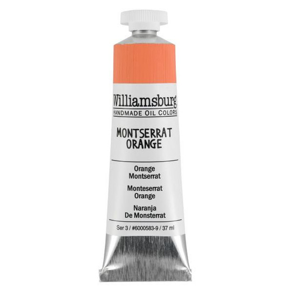 Williamsburg Handmade Oil Colors Williamsburg Oils Montserrat Orange 37mL