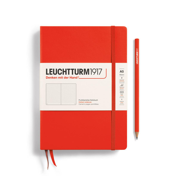 Leuchtturm 1917 Hardcover Notebook Lobster, Medium (A5), 251 p., dotted