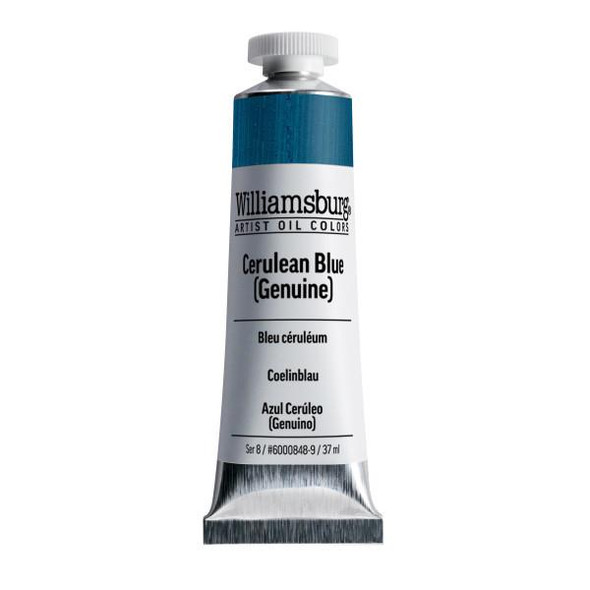 Williamsburg Handmade Oil Colors Williamsburg Oils Cerulean Blue (Genuine) 37mL