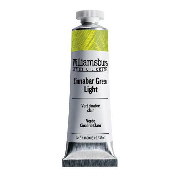 Williamsburg Handmade Oil Colors Williamsburg Oils Cinnabar Green Light 37mL