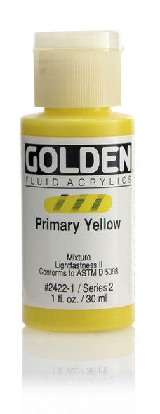 Golden Artist Colors Fluid Primary Yellow 1oz