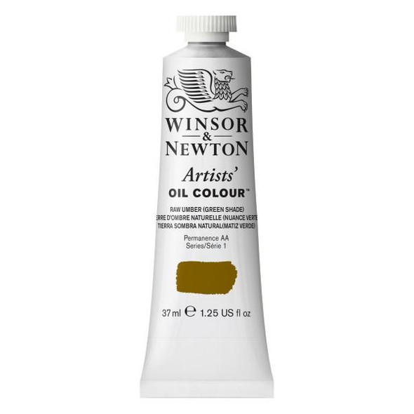 Winsor & Newton Artists' Oil Colors, 37ml, Raw Umber Green Shade