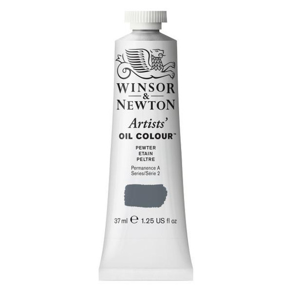 Winsor & Newton Artists' Oil Colors, 37ml, Pewter