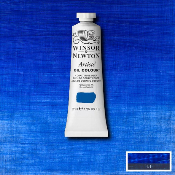 Winsor & Newton Artists' Oil Colors, 37ml, Cobalt Blue Deep