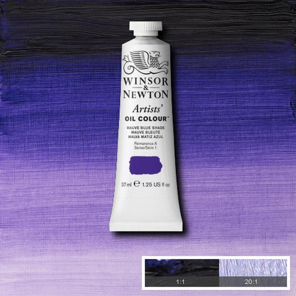 Winsor & Newton Artists' Oil Colors, 37ml, Mauve Blue Shade