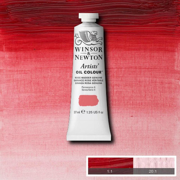 Winsor & Newton Artists' Oil Colors, 37ml, Rose Madder Genuine