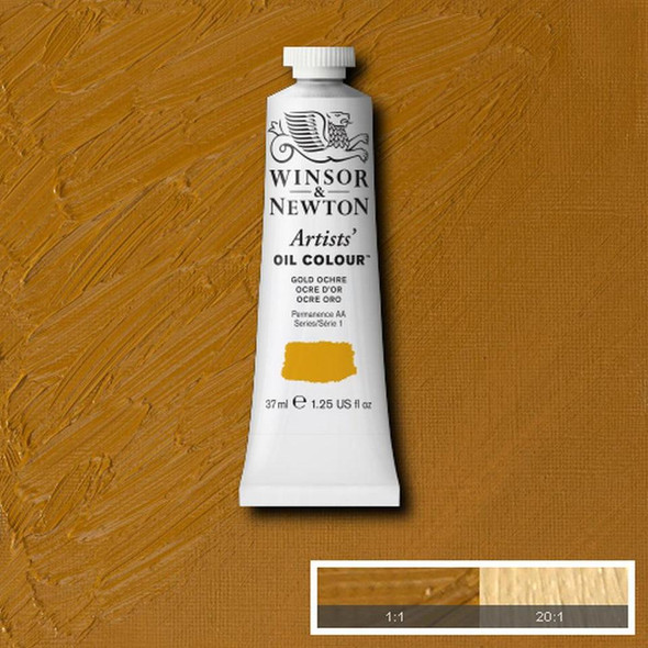 Winsor & Newton Artists' Oil Colors, 37ml, Gold Ochre