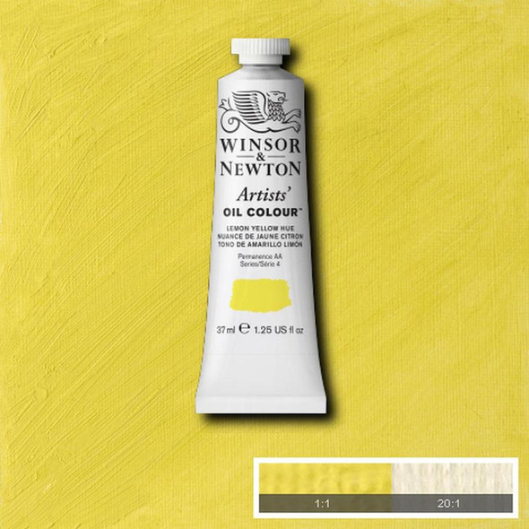 Winsor & Newton Artists' Oil Colors, 37ml, Lemon Yellow Hue