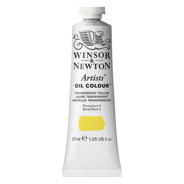 Winsor & Newton Artists' Oil Colors, 37ml, Transparent Yellow