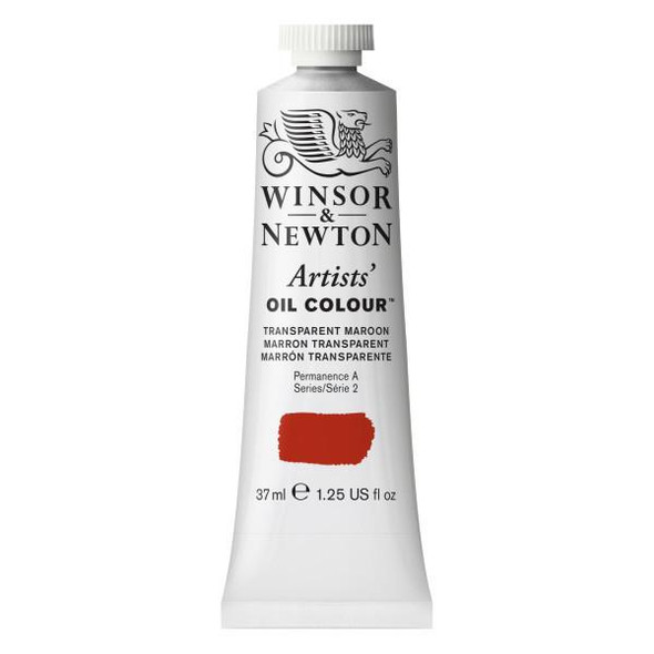 Winsor & Newton Artists' Oil Colors, 37ml, Transparent Maroon