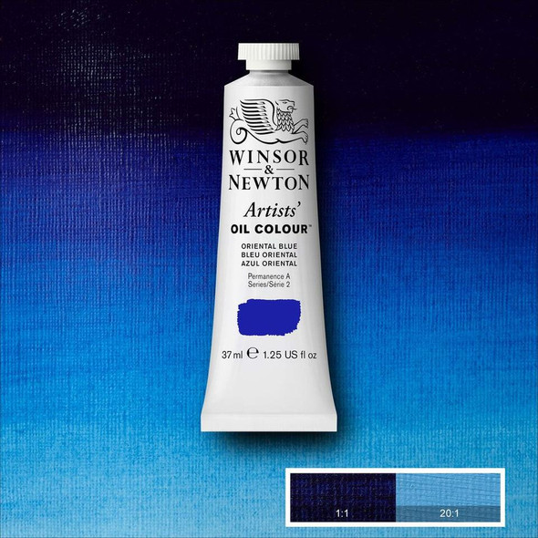 Winsor & Newton Artists' Oil Colors, 37ml, Oriental Blue