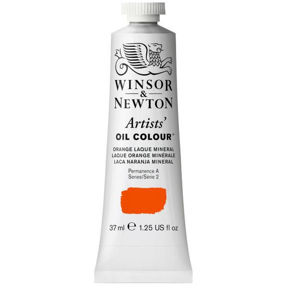 Winsor & Newton Artists' Oil Colors, 37ml, Orange Laque Mineral
