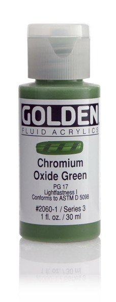Golden Artist Colors Fluid Chromium Oxide Green 1oz