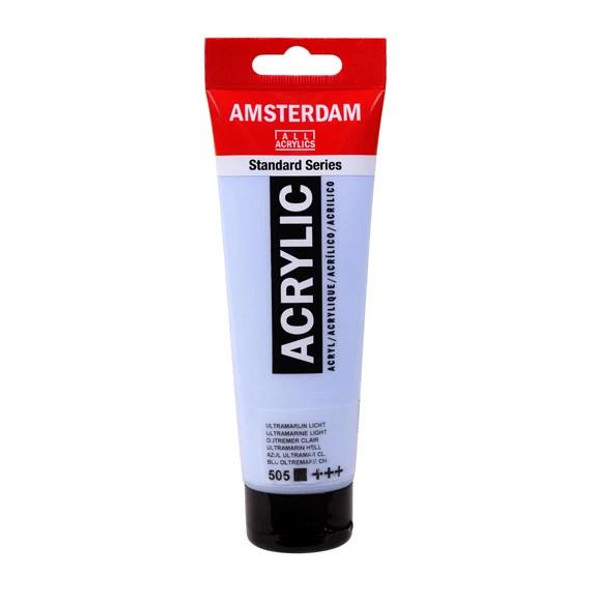 Royal Talens Amsterdam Standard Series Acrylic Paint, 120ml, Ultramarine Light