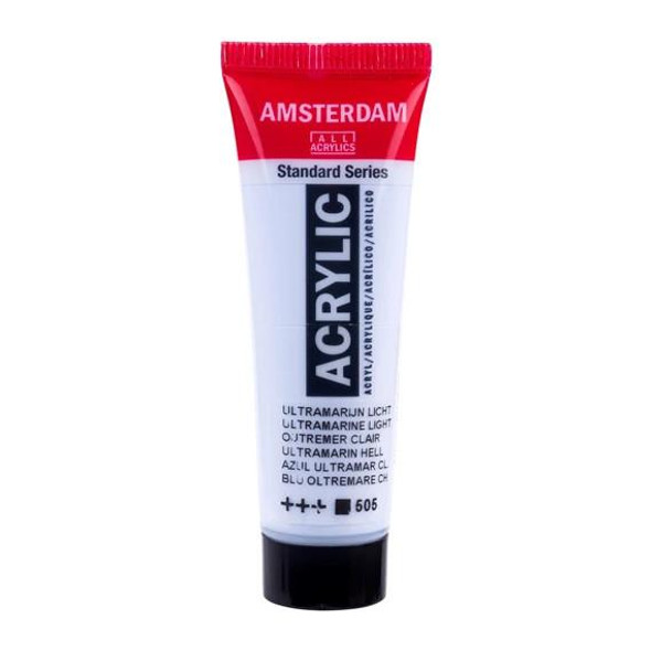 Royal Talens Amsterdam Standard Series Acrylic Paint, 20ml, Ultramarine Light