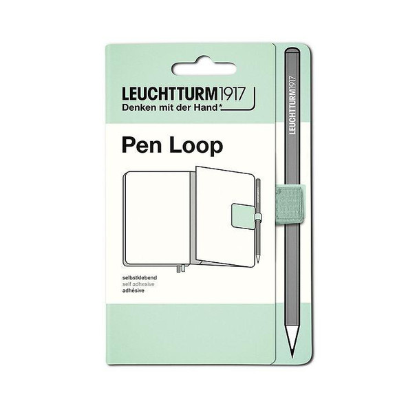 Leuchtturm 1917 Leuchtturm Notebook Accessory, Pen Loop, Mint Green