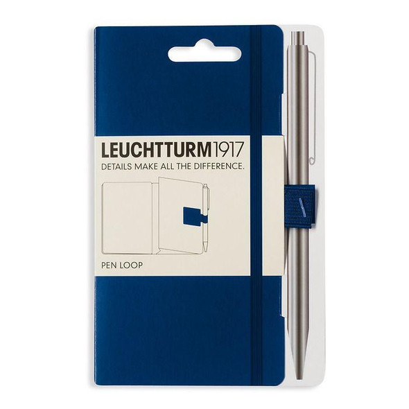 Leuchtturm 1917 Leuchtturm Notebook Accessory, Pen Loop, Navy