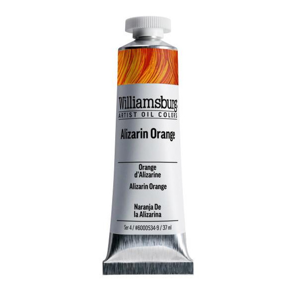Williamsburg Handmade Oil Colors Williamsburg Oils Alizarin Orange 37mL