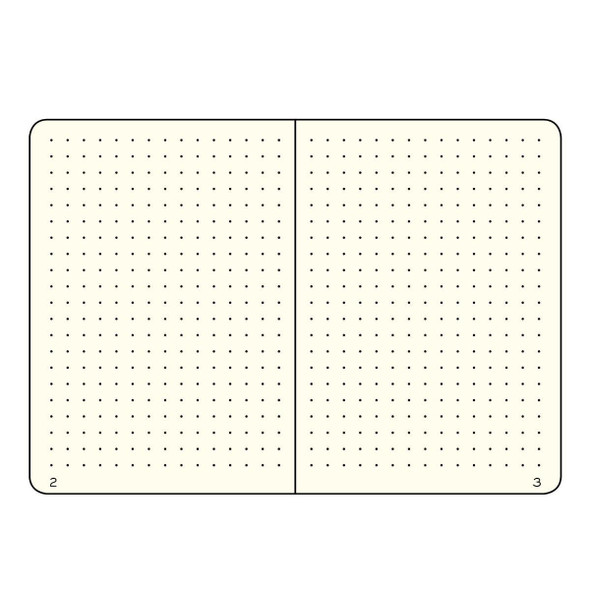 Leuchtturm 1917 Leuchtturm Notebook Medium (A5), Hardcover, 251 numbered pages, Lemon, dotted, Bauhaus Edition
