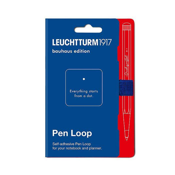 Leuchtturm 1937 Leuchtturm Notebook Accessory, Pen Loop, Royal Blue Bauhaus Edition