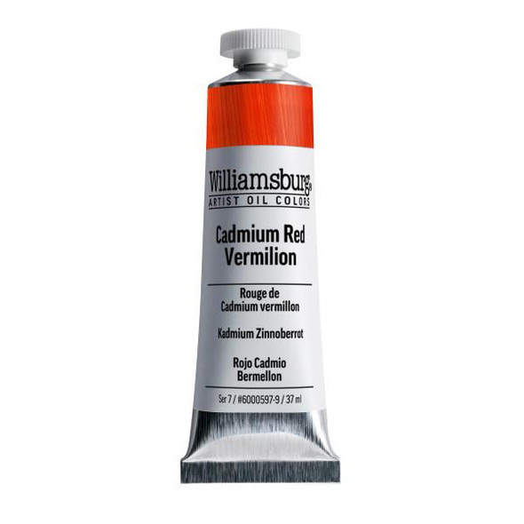 Williamsburg Handmade Oil Colors Williamsburg Oils Cadmium Red Vermillion 37mL