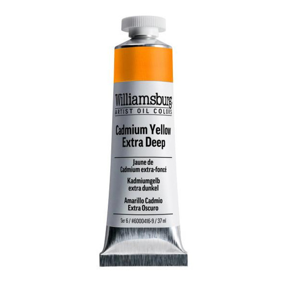 Williamsburg Handmade Oil Colors Williamsburg Oils Cadmium Yellow Extra Deep 37mL