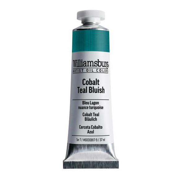 Williamsburg Handmade Oil Colors Williamsburg Oils Cobalt Teal Deep 37mL