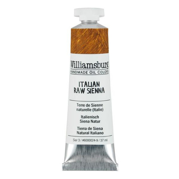 Williamsburg Handmade Oil Colors Williamsburg Oils Italian Raw Sienna 37mL