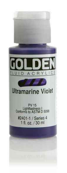 Golden Artist Colors Fluid Ultramarine Violet 1oz