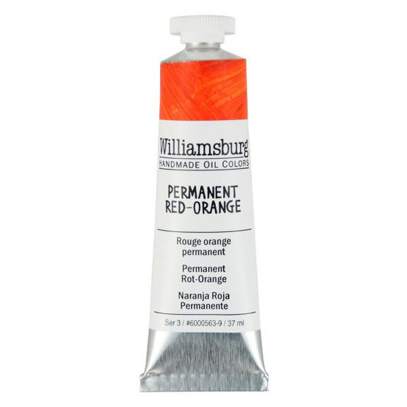 Williamsburg Handmade Oil Colors Williamsburg Oils Permanent Red-Orange 37mL