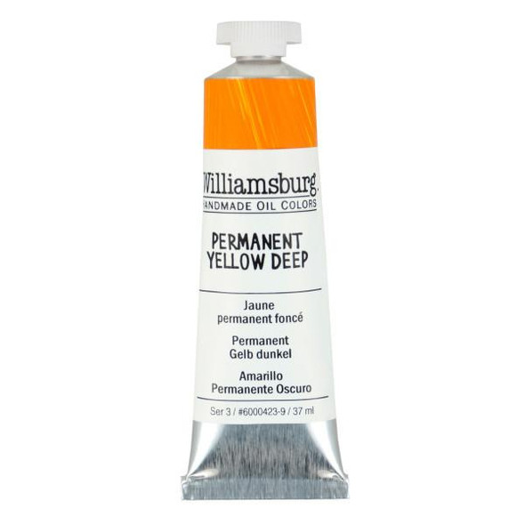 Williamsburg Handmade Oil Colors Williamsburg Oils Permanent Yellow Deep 37mL