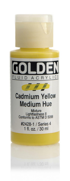 Golden Artist Colors Fluid Cadmium Yellow Medium Hue 1oz