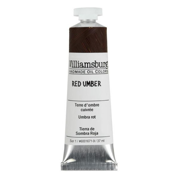 Williamsburg Handmade Oil Colors Williamsburg Oils Red Umber 37mL