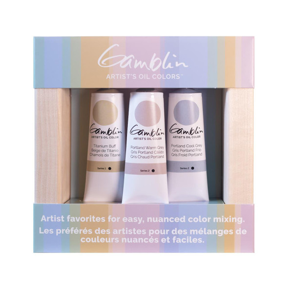 Gamblin Artist's Colors Gamblin Artists' Oils - Greys Set of 3