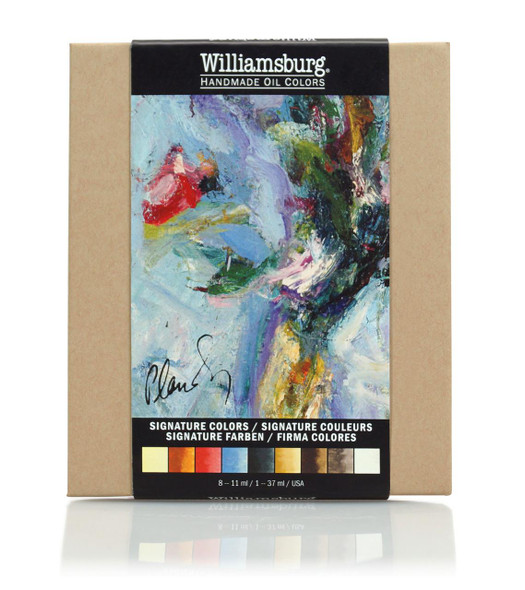 Williamsburg Handmade Oil Colors Williamsburg Handmade Oils Introductory Set, 8 Signature Colors & 1 White 37ml Tube