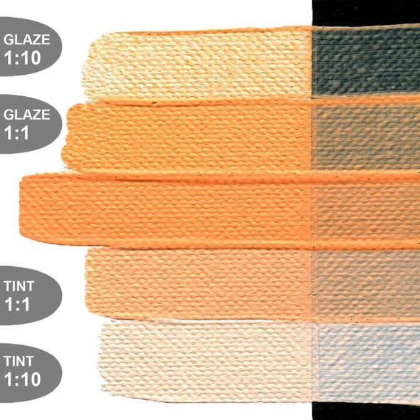 Golden Artist Colors Golden SoFlat Matte Acrylic, 16oz Jar, Medium Orange