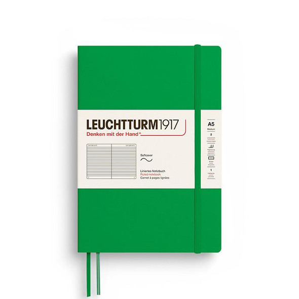 Leuchtturm 1917 Leuchtturm Softcover Notebook, Spring Leaf, Medium (A5), 123p., ruled