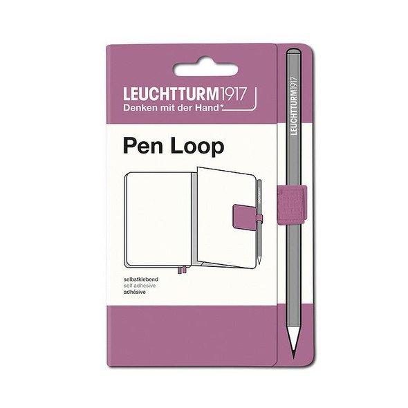 Leuchtturm 1917 Leuchtturm Notebook Accessory, Pen Loop, Dusty Rose 