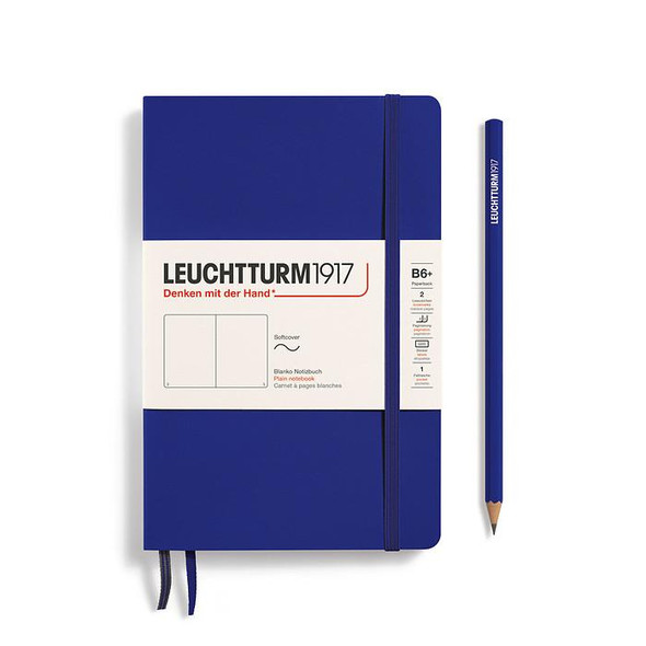 Leuchtturm 1917 Leuchtturm Softcover Paperback (B6+) Notebook, Ink, 123p., plain