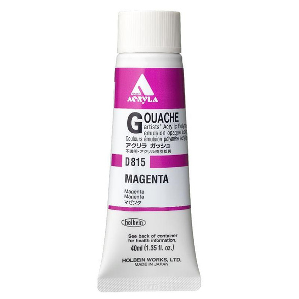Holbein, Inc. Holbein Acrylic Gouache, 40ml Tube, Magenta